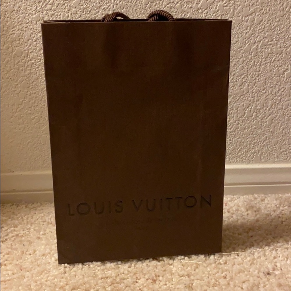 Authentic Small Louis Vuitton Paper Bag